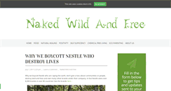 Desktop Screenshot of nakedwildandfree.com